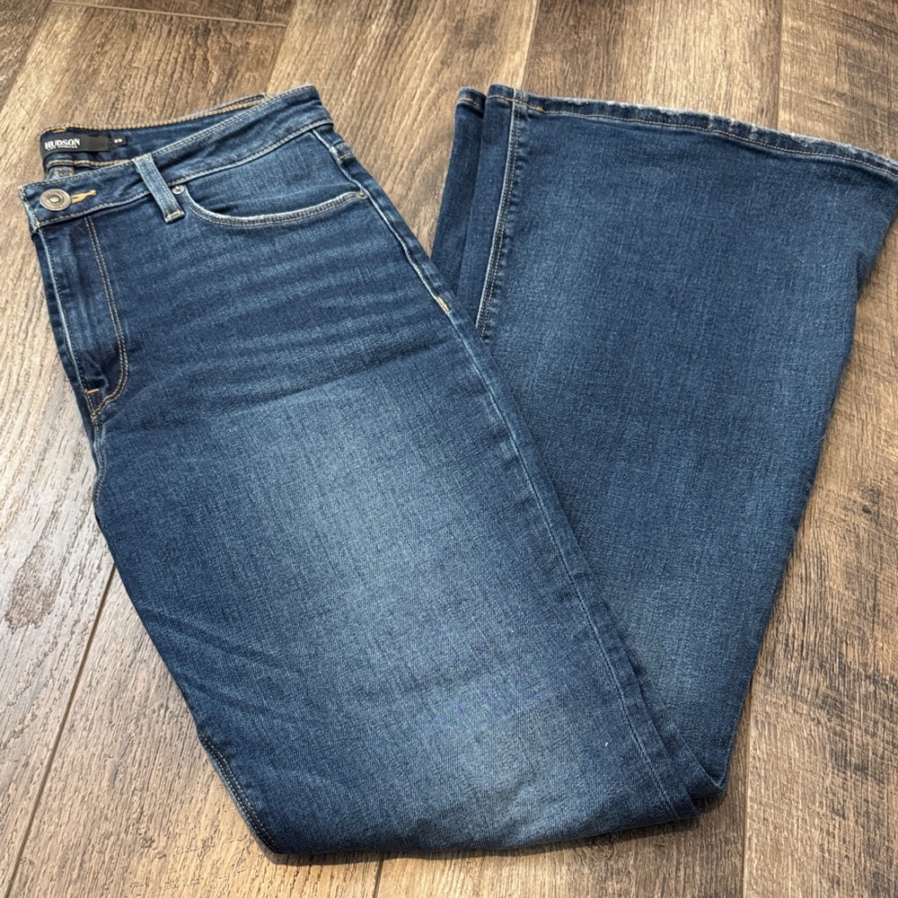 Hudson Jeans Deep Indigo Flare & Wide Leg